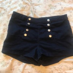High Waisted Denim Shorts